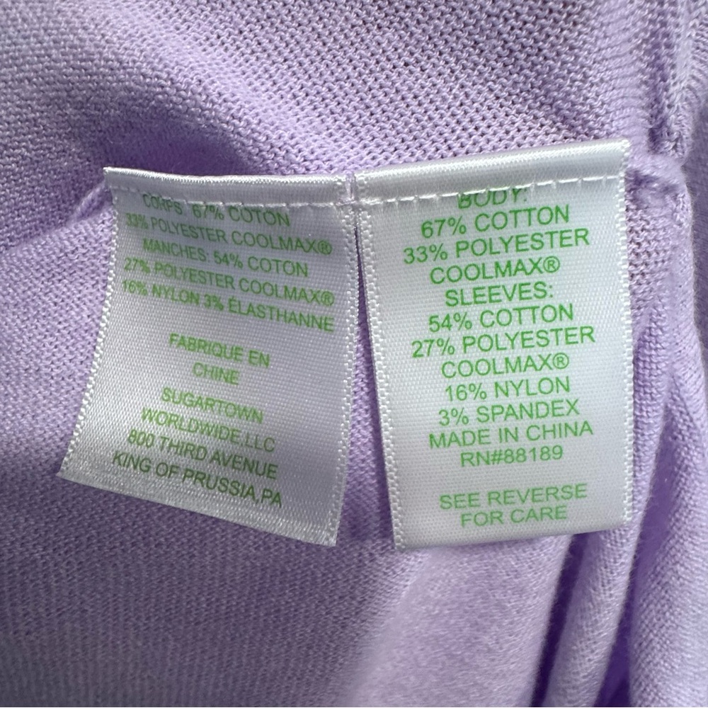 Lilly Pulitzer Elba Sweater in Lilac Freesi Sz XL - Picture 10 of 12